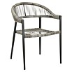 Acamp Stapelsessel Brooklyn (4 Stk., Rope-Bespannung, Stapelbar, Grau, B x T x H: 58 x 56 x 78 cm) | BAUHAUS