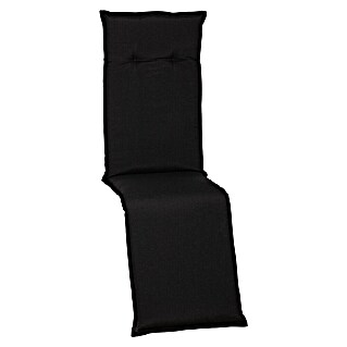beo Gartenmöbel-Auflage Trabzon (Relaxsesselauflage, L x B x H: 171 x 46 x 8 cm, Baumwolle, Polyester, Schwarz)
