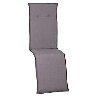 beo Gartenmöbel-Auflage Tanana (Relaxsesselauflage, L x B x H: 171 x 46 x 8 cm, Baumwolle, Polyester, Grau)
