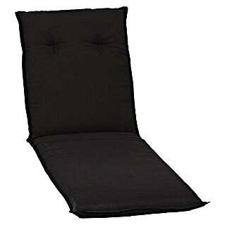 beo Gartenmöbel-Auflage Trabzon (Liegenauflage, L x B x H: 191 x 58 x 8 cm, Baumwolle, Polyester, Schwarz)