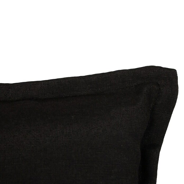 beo Gartenmöbel-Auflage Trabzon (Hochlehner, 4 Stk., L x B x H: 118 x 46 x 8 cm, 50% Baumwolle, 50% Polyester, Schwarz) | BAUHAUS