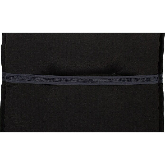 beo Gartenmöbel-Auflage Trabzon (Hochlehner, 4 Stk., L x B x H: 118 x 46 x 8 cm, 50% Baumwolle, 50% Polyester, Schwarz) | BAUHAUS
