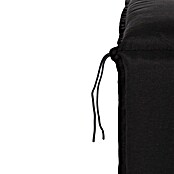 beo Gartenmöbel-Auflage Trabzon (Hochlehner, 4 Stk., L x B x H: 118 x 46 x 8 cm, 50% Baumwolle, 50% Polyester, Schwarz) | BAUHAUS