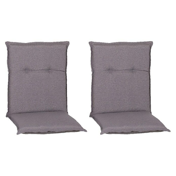 beo Gartenmöbel-Auflage Tanana (Niederlehner, 2 Stk., L x B x H: 98 x 46 x 8 cm, Baumwolle, Polyester, Grau) | BAUHAUS