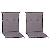 beo Gartenmöbel-Auflage Tanana (Niederlehner, 2 Stk., L x B x H: 98 x 46 x 8 cm, Baumwolle, Polyester, Grau) | BAUHAUS