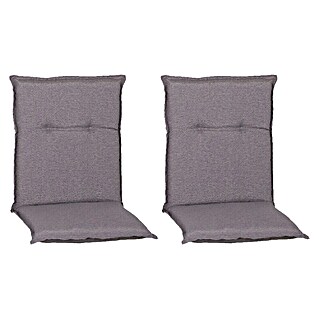 beo Gartenmöbel-Auflage Tanana (Niederlehner, 2 Stk., L x B x H: 98 x 46 x 8 cm, Baumwolle, Polyester, Grau)