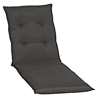 beo Gartenmöbel-Auflage Trier (Liegenauflage, L x B x H: 171 x 46 x 8 cm, Baumwolle, Polyester, Anthrazit)