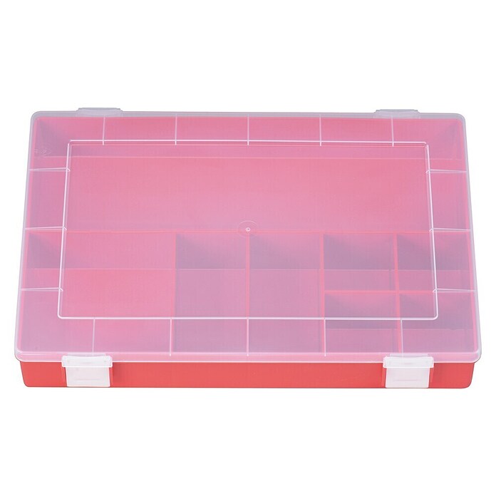 Hünersdorff Organizer (Anzahl Fächer: 8, Rot)