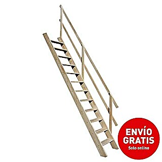 Solid Elements Escalera de madera (Haya, Altura de planta: 272 cm)