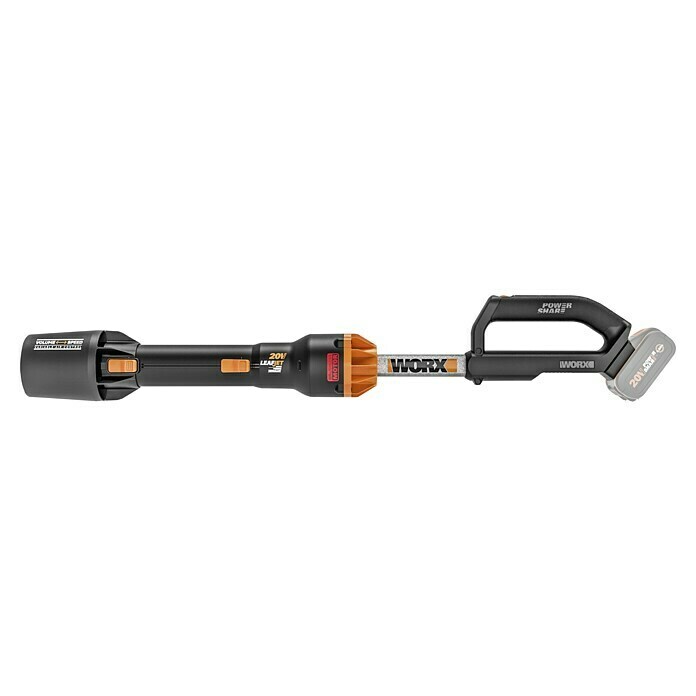 Worx PowerShare 20V Soplador de hojas de batería LeafJet WG543E.9 (20 V, Sin batería, Velocidad de soplado: 209 km/h, Potencia de soplado: 696 m³/h) | BAUHAUS