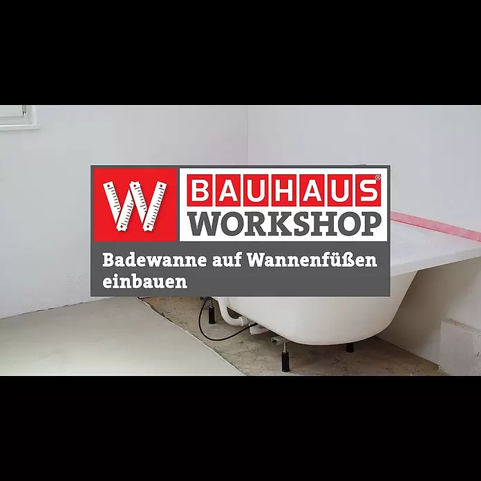 Ottofond Badewanne Suez - 170 x 80 cm, Sanitäracryl, Weiß - Badewanne mit Wannenfüßen einbauen