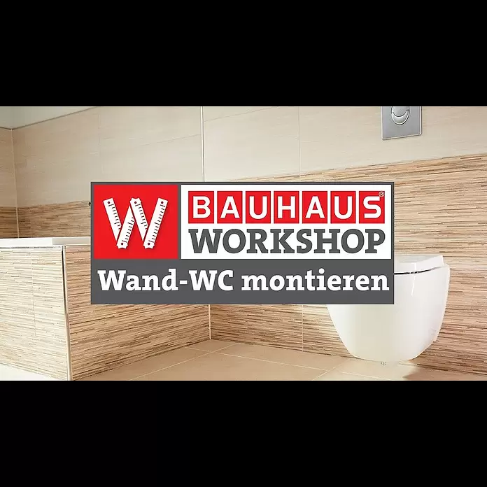 Geberit Renova Plan Wand-WCSpülrandlos, Ohne Spezialglasur, Spülform: Tief, WC Abgang: Waagerecht, Weiß, Teilgeschlossenes Design - Wand-WC montieren