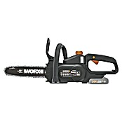 Worx Motosierra de batería (20 V, Iones de litio, Sin batería, Longitud de la cuchilla: 25 cm)