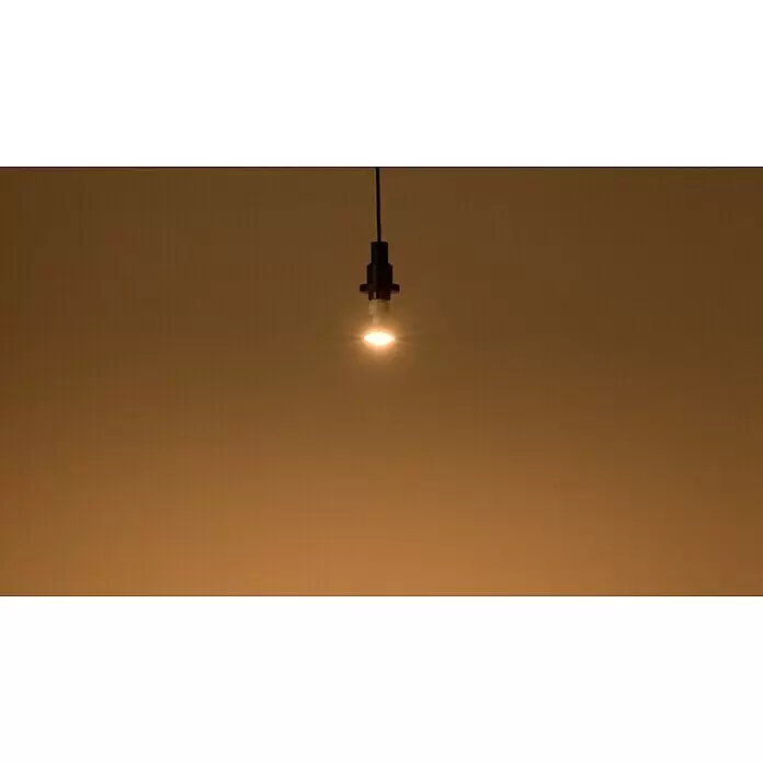 Osram LED-Lampe Star+ PAR16 - GU10, Dimmbar, RGBW, 250 lm, 4,5 W - Leuchtende LED-Birne mit schwarzer Fassung und Kabel, spendet helles, warmes Licht.