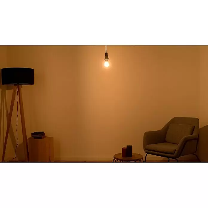 Osram Retrofit LED-Lampe Tropfenform E14 klar - E14, Nicht Dimmbar, Warmweiß, 470 lm, 4 W, 5 Stk. - Stimmungsaufnahme