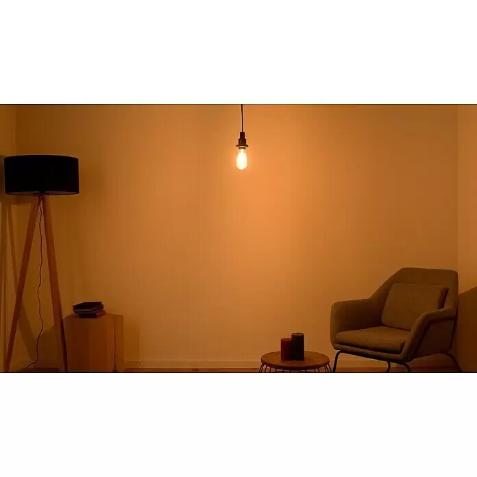 Osram LED-Lampe Vintage Edition 1906 Globe-Form E27 - E27, Nicht Dimmbar, Warmweiß, 410 lm, 4 W, Birne - Stimmungsaufnahme