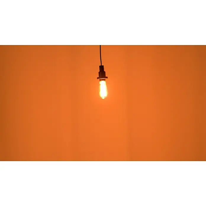 Osram LED-Lampe Vintage Edition 1906 Birnenform E27 - E27, Dimmbar, Warmweiß, 500 lm, 11 W, Smoke - Glühbirne mit Glühfaden, die warmes Licht ausstrahlt und eine gemütliche Atmosphäre schafft, ideal für Wohnräume oder zur Dekoration.