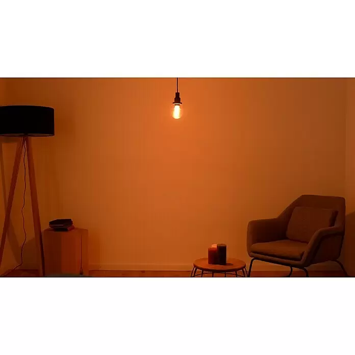 Osram LED-Lampe Vintage Edition 1906 Globe-Form E27 - E27, Dimmbar, Warmweiß, 360 lm, 7,8 W - Stimmungsaufnahme