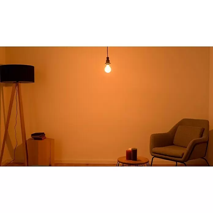 Osram LED-Lampe Vintage Edition 1906 Globe-Form E27 - Durchmesser: 8 cm, E27, Dimmbar, Warmweiß, 600 lm, 7 W - Stimmungsaufnahme