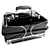 Weber Go-Anywhere Holzkohlegrill (Schwarz, Hauptgrillfläche: 42 x 26 cm)