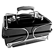 Weber Go-Anywhere Holzkohlegrill (Schwarz, Hauptgrillfläche: 42 x 26 cm)