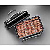 Weber Go-Anywhere Holzkohlegrill (Schwarz, Hauptgrillfläche: 42 x 26 cm)