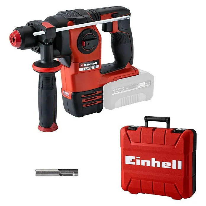 Einhell Professional Power X-Change 18V Akku-Kombihammer Herocco 18/20 - 18 V, Ohne Akku, 0 Ah, 2,2 J - Hierocco Akku-Bohrhammer von Einhell mit Koffer und Bohrer für den professionellen Einsatz im Bauwesen.