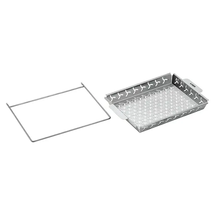 Weber Grillkorb - Edelstahl - Weber Grillkorb und Rahmen: Das perfekte Zubehör für gleichmäßiges Grillen und einfache Handhabung. Ideal für Gemüse, Meeresfrüchte und mehr.