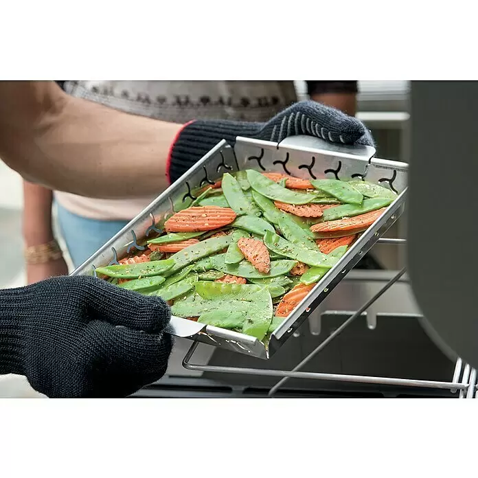 Weber Grillkorb - Edelstahl - Anwendungsbeispiel