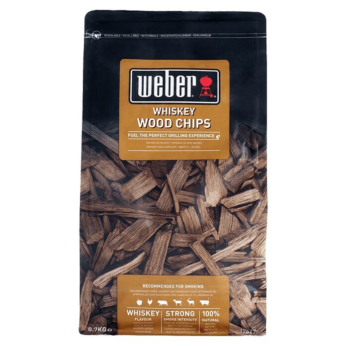 Weber Chips ahumadores (Whisky, 700 g)