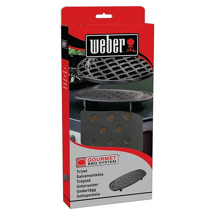 Weber Gourmet BBQ System Untersetzer - Passend für: Gourmet BBQ System Sear Grate - Weber Gourmet BBQ System Topfuntersetzer: Vielseitiger Grilluntersetzer für Weber Grills. Praktisches Zubehör für entspanntes Kochen.