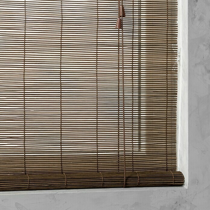 Bambusrollo Basic (B x H: 120 x 160 cm, Braun)