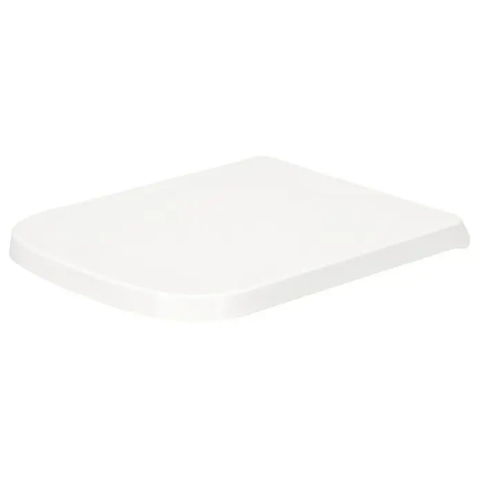 Camargue Los Angeles WC-Sitz - Duroplast, Weiß, Mit Absenkautomatik - Weißer Toilettensitz aus Kunststoff. Der Toilettendeckel ist ergonomisch geformt und bietet Komfort und Hygiene im Badezimmer.