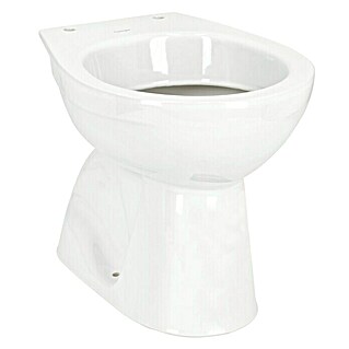 Camargue Sydney Staand toilet (Met spoelrand, Voorzien van standaardglazuur, Spoelvorm: Diep, Uitlaat toilet: Verticaal, Wit)