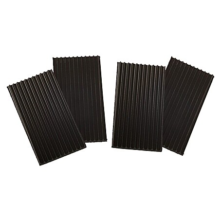 Stabilit Anti-Vibration-Pad (Gummi, 2 Stk., Schwarz)