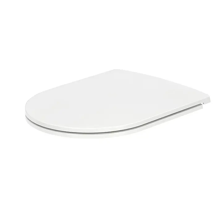 Laufen Tapa de WC Laufen Pro - Duroplast, Blanco, Con caída amortiguada, L x An x Al: 44,5 x 37 x 4,5 cm - Un asiento de inodoro blanco con líneas suaves y curvas, que aporta confort y estética moderna a cualquier baño. La superficie lisa garantiza la higiene.
