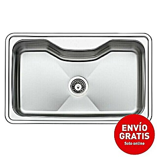 Smeg Fregadero encastrable LYG800 (49,8 x 79,8 cm, Acero inoxidable)