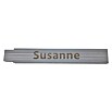 Heka Zollstock (Aufdruck: Susanne, Länge: 2 m, Weiß)