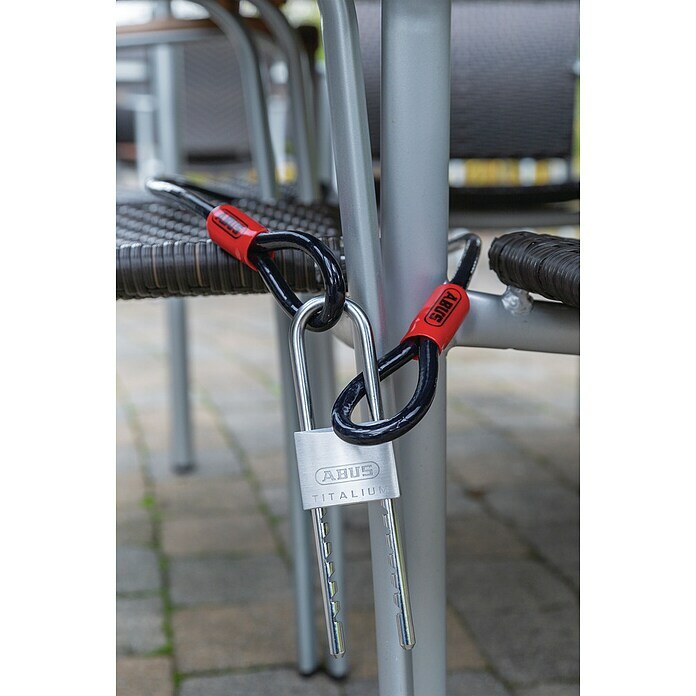 Abus Hangslot (b x h: 50 x 77 mm, Beugeldikte: 8 mm, Materiaal beugel: Gehard speciaal staal) | BAUHAUS
