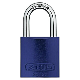 Abus Titalium hangslot Lock-Tag 72/40 Gelijksluitend (Beugeldikte: 6,5 mm, Veiligheidsniveau: 6, Blauw)