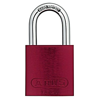 Abus Vorhängeschloss Lock-Tag 72/40 Gleichschließend (Bügelstärke: 6,5 mm, Sicherheitsstufe: 6, Rot)