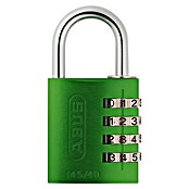 Abus Cijferhangslot Lock-Tag 145/40 (Beugeldikte: 6 mm, Veiligheidsniveau: 4, Groen, Aantal cijferrollen: 4 st.) | BAUHAUS