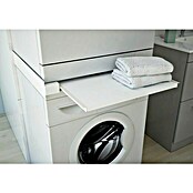Respekta Waschmaschinen-Ablagefach (Ausziehbar, Weiß)