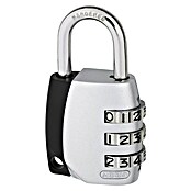 Abus Cijferhangslot 155/30 M (Breedte: 34 mm, Beugeldikte: 5 mm, Veiligheidsniveau: Graad 3, Zilver) | BAUHAUS