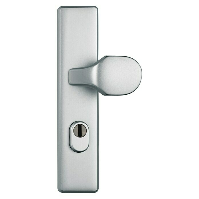 Abus Herraje de protección KLZS 714 (Puerta de entrada del apartamento, Alpaca, Botón exterior, manilla interior) | BAUHAUS