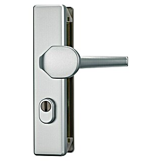Abus Herraje de protección KLZS 714 (Puerta de entrada del apartamento, Alpaca, Botón exterior, manilla interior)
