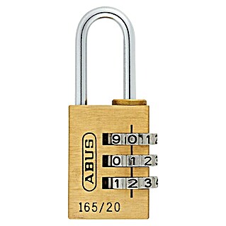 Abus Vorhängezahlenschloss Lock-Tag 165/20 (B x L: 23 x 13,5 mm, Bügelstärke: 3 mm, Sicherheitsstufe: Grad 3)
