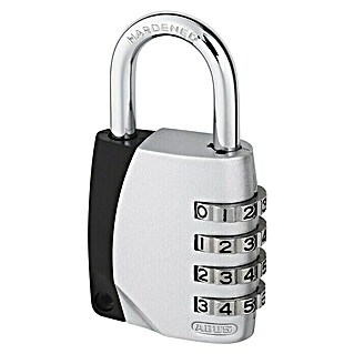 Abus Cijferhangslot 155/40 M (Breedte: 44,5 mm, Beugeldikte: 6,5 mm, Veiligheidsniveau: 4, Zilver)