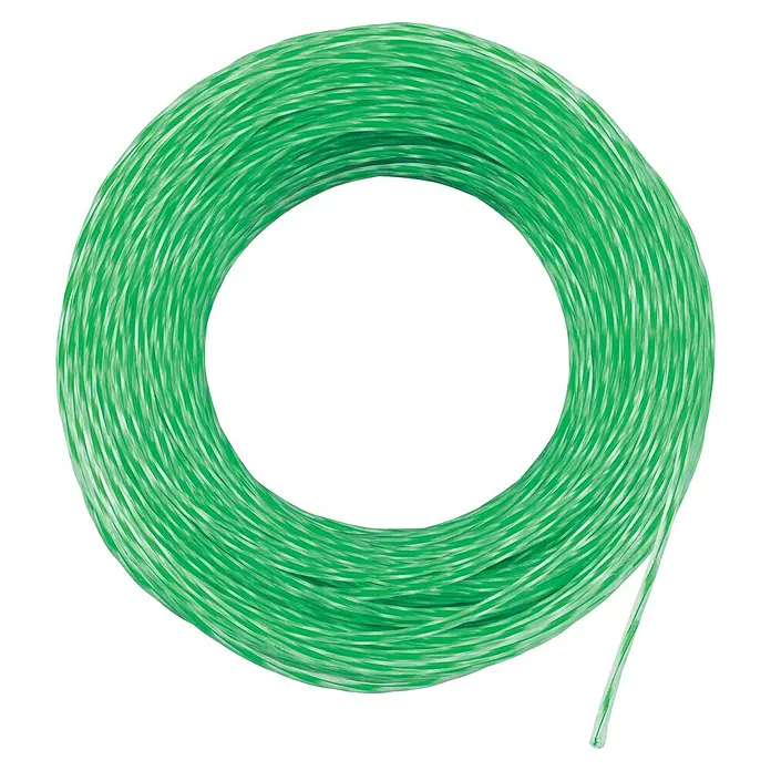 Metabo Ersatzfaden Wellenförmig - Fadenlänge: 30 m, Fadenstärke: 2 mm - Eine Rolle grüne Trimmerschnur, spiralförmig aufgewickelt. Ideal für präzise Rasenkanten und effektives Trimmen von Gras und Unkraut.