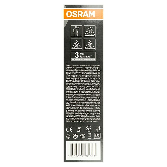 Osram LED-Lampe Vintage Edition 1906 Globe-Form E27 (E27, Dimmbar, Warmweiß, 470 lm, 4,8 W) | BAUHAUS